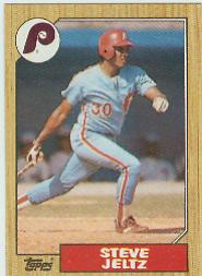 1987 Topps Baseball Cards      294     Steve Jeltz